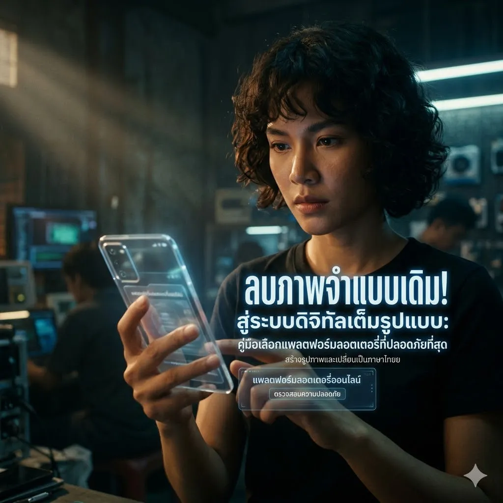 ลบภาพจำแบบเดิม! สู่ระบบดิจิทัลเต็มรูปแบบ: คู่มือเลือกแพลตฟอร์มลอตเตอรี่ที่ปลอดภัยที่สุด