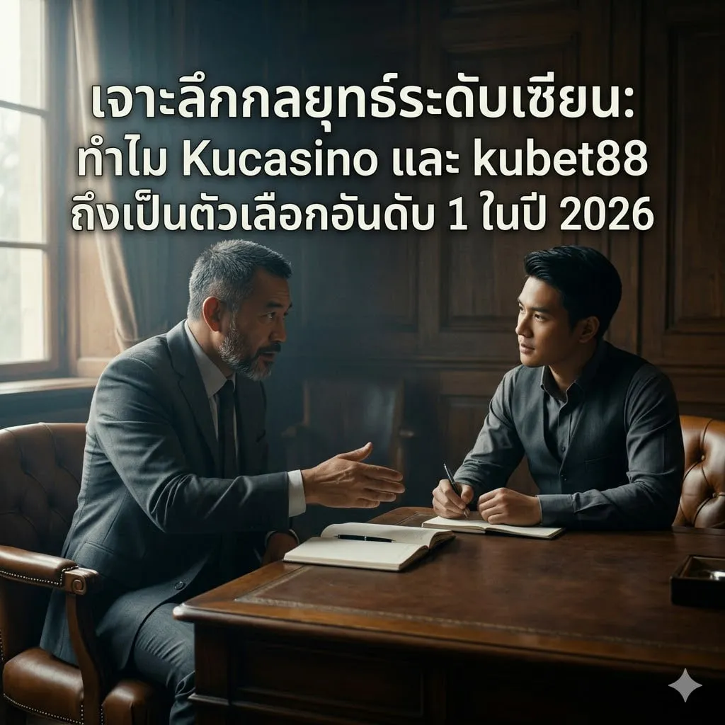 เจาะลึกกลยุทธ์ระดับเซียน: ทำไม Kucasino และ kubet88 ถึงเป็นตัวเลือกอันดับ 1 ในปี 2026