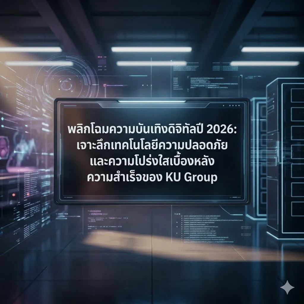 พลิกโฉมความบันเทิงดิจิทัลปี 2026: เจาะลึกเทคโนโลยีความปลอดภัยและความโปร่งใสเบื้องหลังความสำเร็จของ KU Group